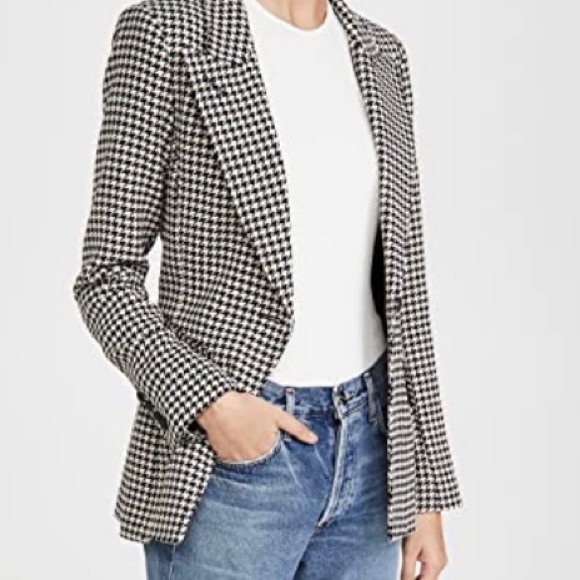 ***SOLD*** Smythe Lounge Houndstooth Blazer - Size 8 - NWT! - Picture 5 of 10